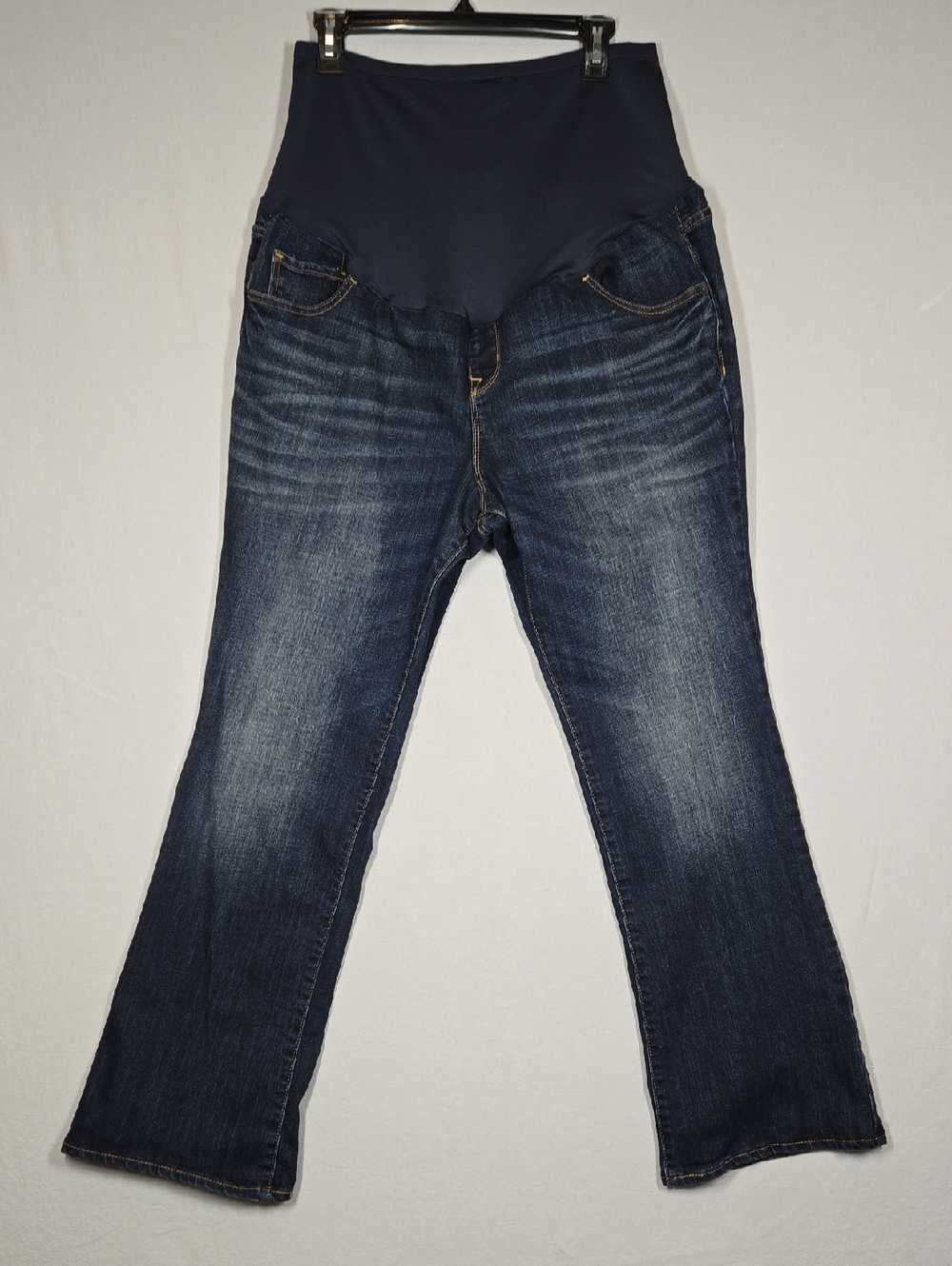 Old Navy Maternity Bootcut Jeans Full Panel Size 16 Regular Dark Wash